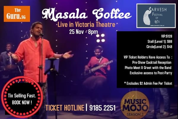 "Masala Coffee" to perform at Sarvesh Festival of Arts on 25 Nov 2016