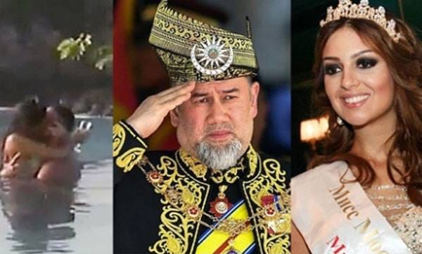 റഷ്യന്‍ സുന്ദരിയെ സ്വന്തമാക്കിയ മലേഷ്യന്‍ രാജാവിന് കിരീടം നഷ്ടമായി