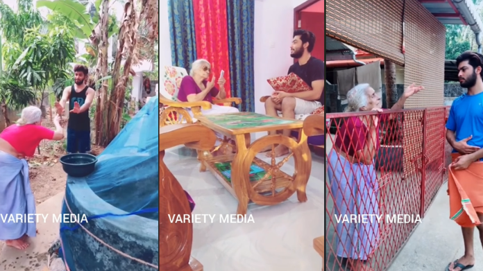 പൊളിച്ചടുക്കി അമ്മൂമ്മയും കൊച്ചുമോനും; ടിക് ടോക് വീഡിയോ വൈറൽ