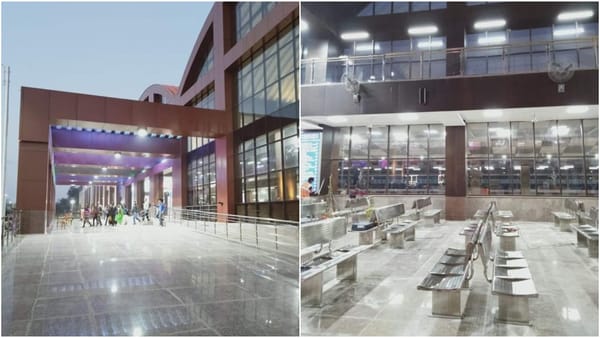 ഇങ്ങനെ  അന്തം വിട്ട്  നോക്കണ്ട...!; ഇത് ഇന്ത്യയിലെ റെയില്‍വെ സ്‌റ്റേഷന്‍തന്നെ