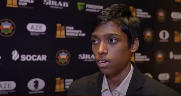 India's R Praggnanandhaa Becomes Youngest Finalist in Chess World Cup