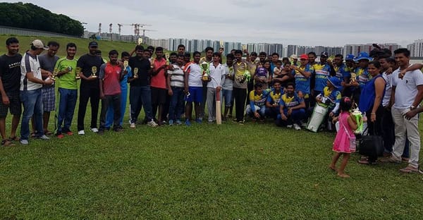 Rainbow CC emerge as champions of Sengkang Cricket League