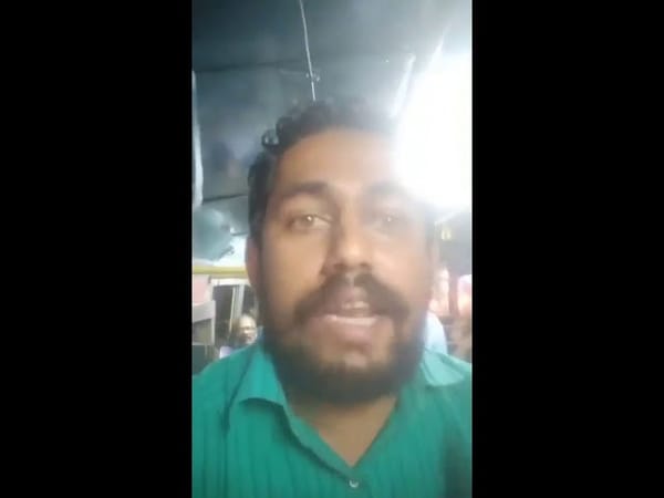 സഹയാത്രികനെതിരെ യുവതിയുടെ പരാതി;  യുവാവിനെ കസ്റ്റഡിയിലെടുത്ത്  പോലീസ്;  യുവാവ്  നിരപരാധിയെന്ന്  പറഞ്ഞ് ലൈവ് ഇട്ട് യാത്രികര്‍