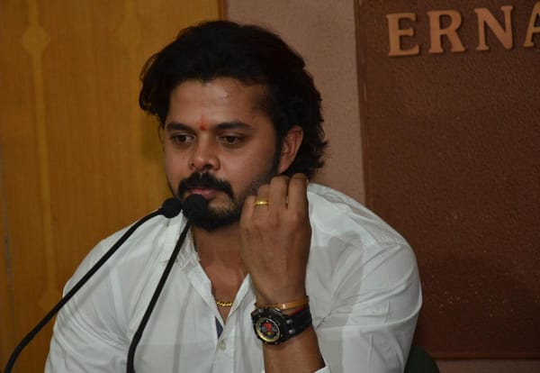 KCA suspends Sreesanth for three years over remarks in Sanju Samson row