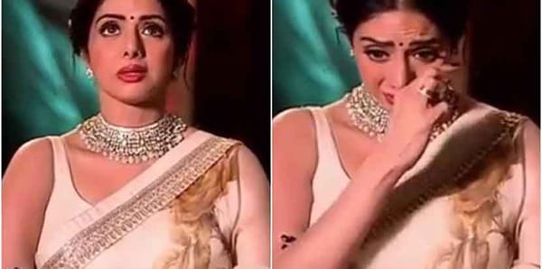 സഹതാരങ്ങളെ ഓര്‍ത്ത് ടിവി ഷോയില്‍ പൊട്ടിക്കരഞ്ഞ് ശ്രീദേവി