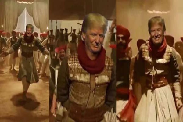 ബാജിറാവു മസ്താനിയിലെ അടിപൊളി പാട്ടിനൊപ്പം അതിവേഗം ചുവടുവെച്ച് ട്രംപ്; വീഡിയോ വൈറലാകുന്നു