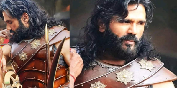 പടച്ചട്ടയണിഞ്ഞ്  യോദ്ധാവായി സുനിൽഷെട്ടി