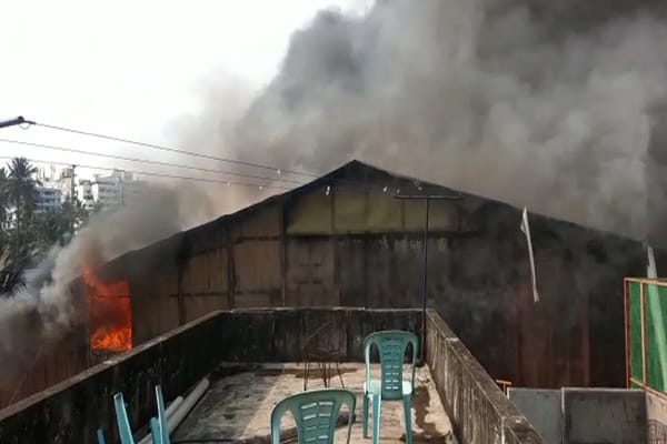 തിരുവനന്തപുരം നഗരത്തിൽ വൻ തീപിടുത്തം