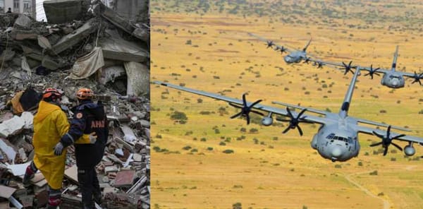 മരുന്നുകളുമായി ഇന്ത്യൻ വ്യോമസേന വിമാനം സിറിയയിലേക്ക്; വൈദ്യസഹായം വേഗത്തിൽ എത്തിക്കുമെന്ന് ഇന്ത്യ