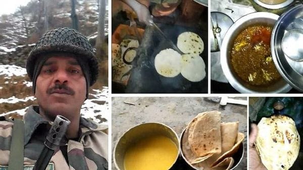 ഇത് കഴിച്ചു ഞങ്ങള്‍ എങ്ങനെ പത്ത് മണിക്കൂര്‍ ജോലി ചെയ്യും?; അതിര്‍ത്തി കാക്കുന്ന  സൈനികര്‍ നേരിടുന്ന ദുരിതങ്ങള്‍ വിശദീകരിച്ച് ബി.എസ്.എഫ് ജവാന്‍ ഫേസ്ബുക്കില്‍