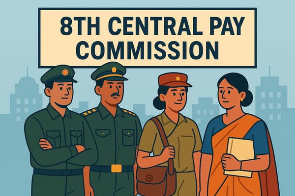 കേന്ദ്ര സർക്കാർ ജീവനക്കാർക്ക് സന്തോഷ വാർത്ത; എട്ടാം ശമ്പള കമ്മിഷന്‍റെ നിബന്ധനകൾക്ക് മന്ത്രിസഭയുടെ അംഗീകാരം