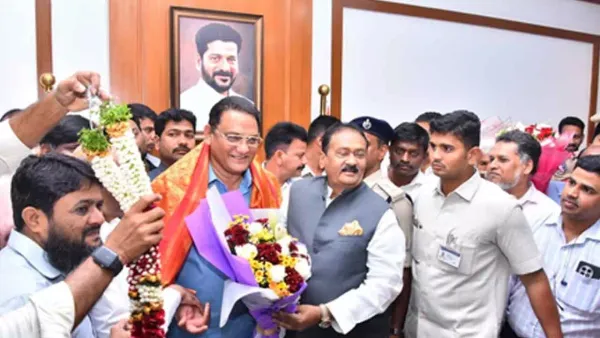 Azharuddin takes charge as minister in Telangana