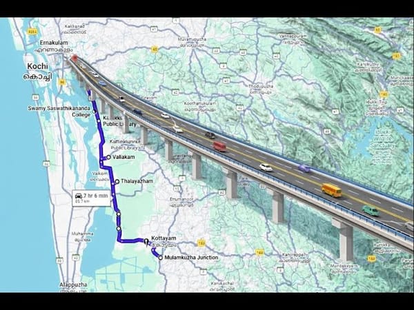 കോട്ടയം - എറണാകുളം ആകാശപാത പരിഗണനയിൽ